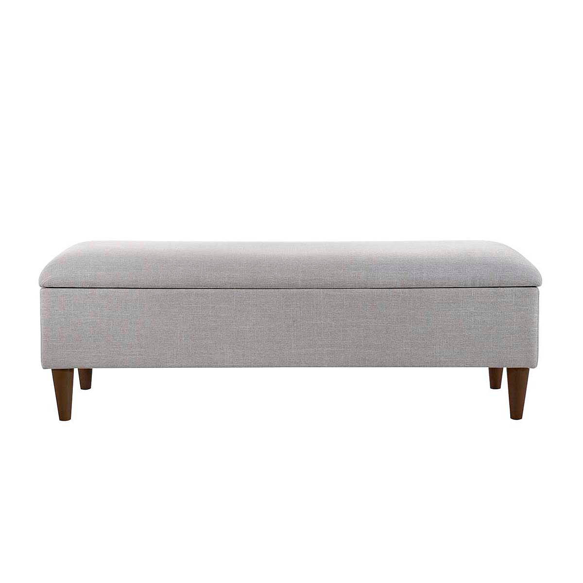 Charlotte Fabric Storage Bench - Stylish & Functional Entryway Seat with Hidden Storage | Perfect for Living Room, Bedroom, or Hallway Organization