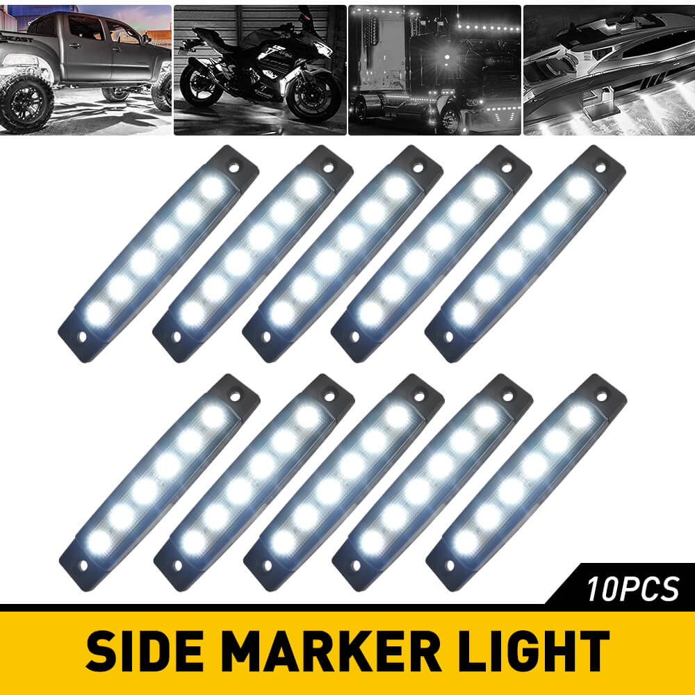 White Side Marker Light(10Pcs)