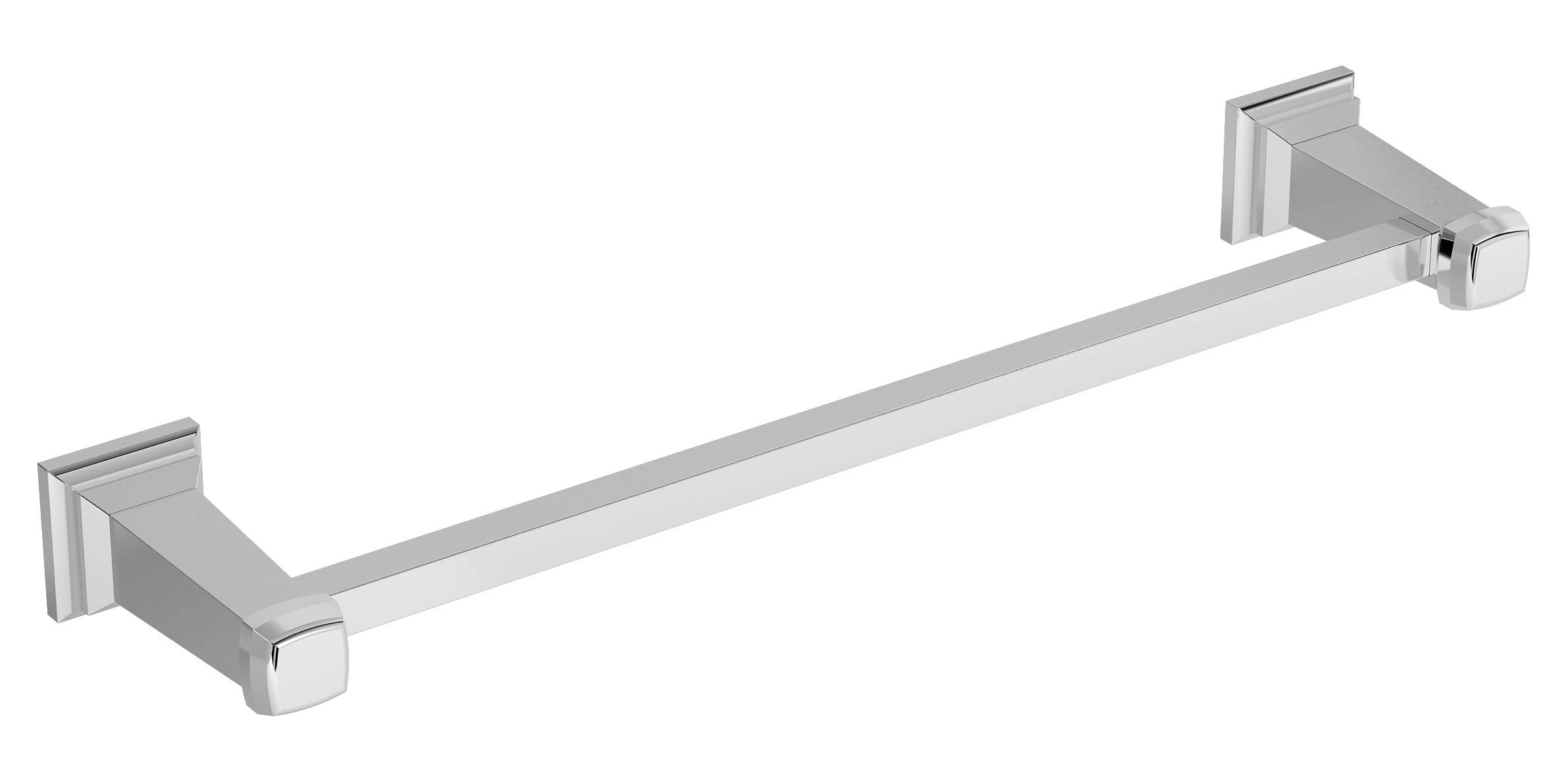 Symmons 423TB-18 Oxford 18 Inch Polished Chrome Wall Mounted Towel Bar - Perfect for Bathroom, Spa & Luxury Home Decor