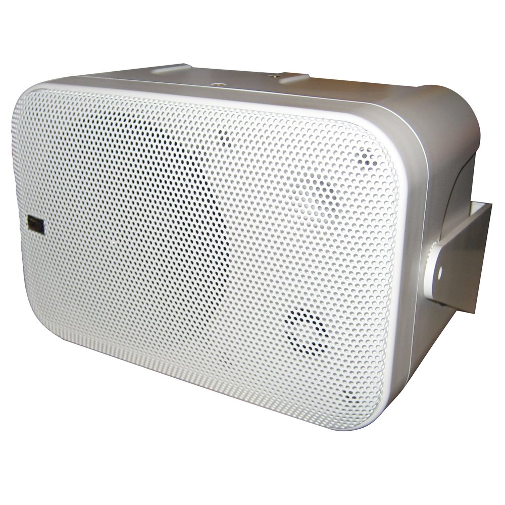POLY PLANAR MA9060W Waterproof Marine Box Speakers - High Performance Stereo Sound for Boats, RVs & Outdoor Adventures (Pair, White)