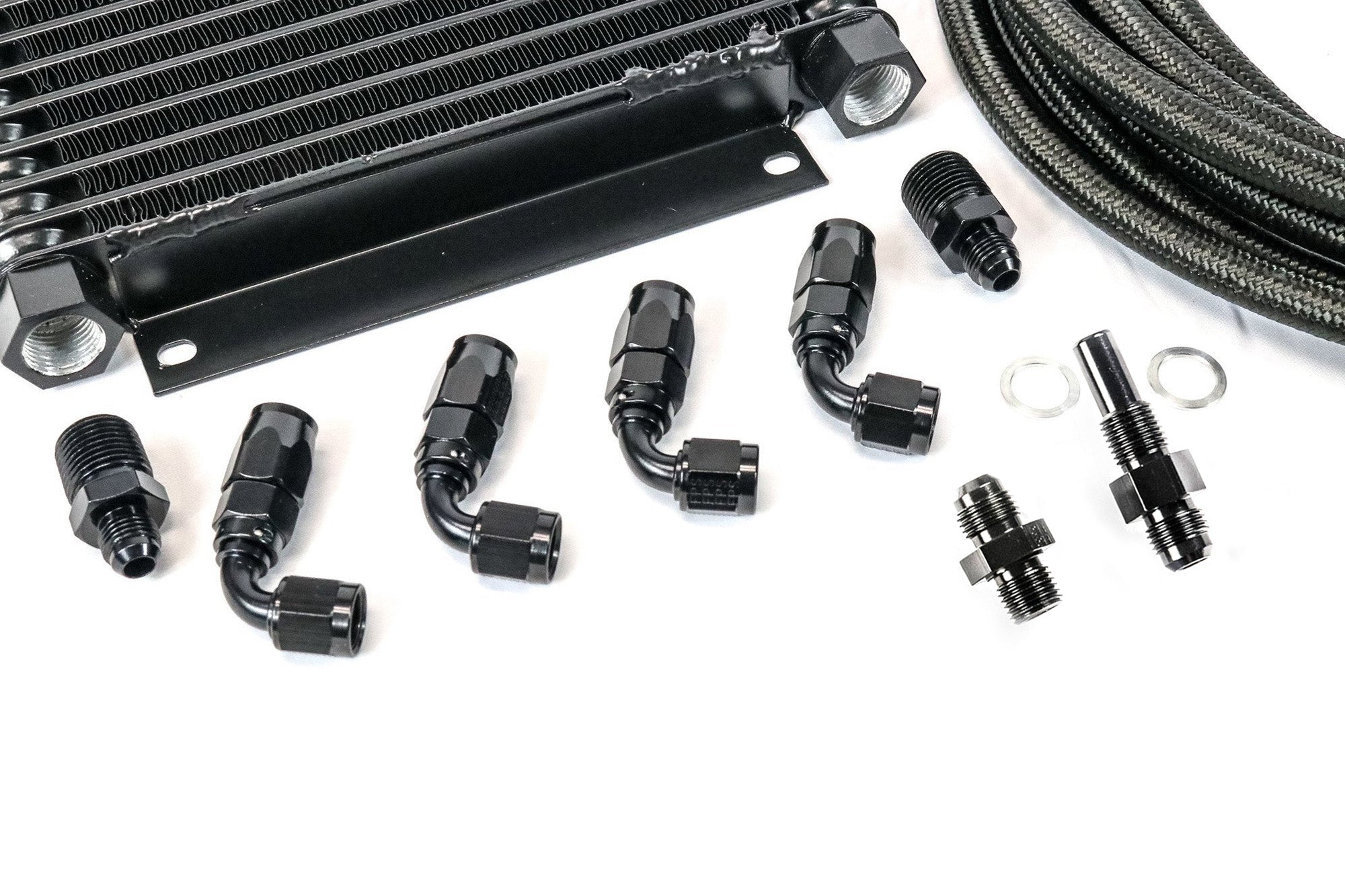 Derale 4L80E Transmission Cooler Kit with Fragola Lines & Fittings - Heavy-Duty Cooling for Trucks, RVs & Performance Vehicles