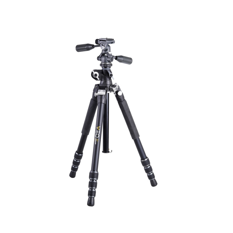 VEO 3T+ 234AP Lightweight Aluminum Travel Tripod for DSLR Cameras - Perfect for Hiking, Travel Photography & Outdoor Adventures