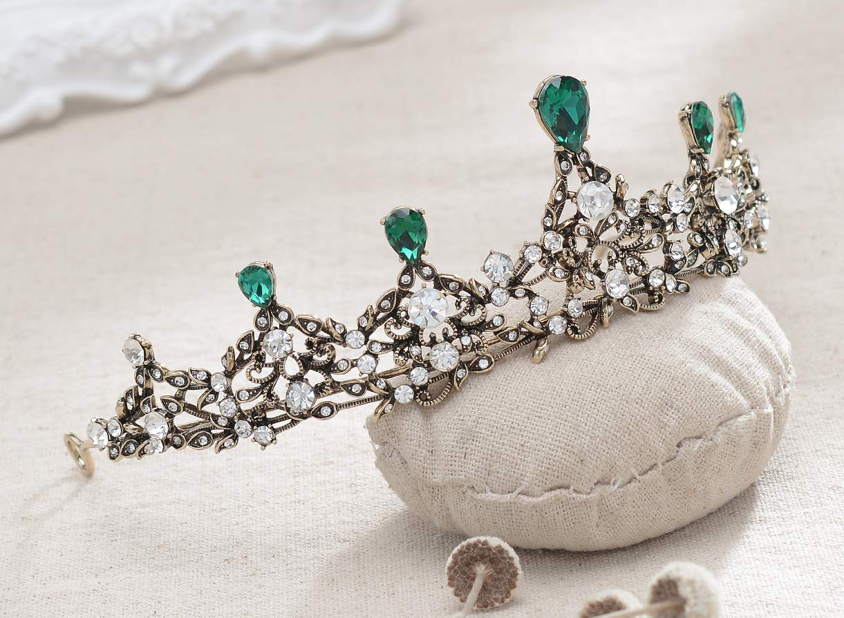 Sparkling Crystal Mermaid Crown - Elegant Birthday Tiara for Princess, Sweet 16 & Quinceañera | Fairy Queen Headband for Parties, Pageants & Special Occasions