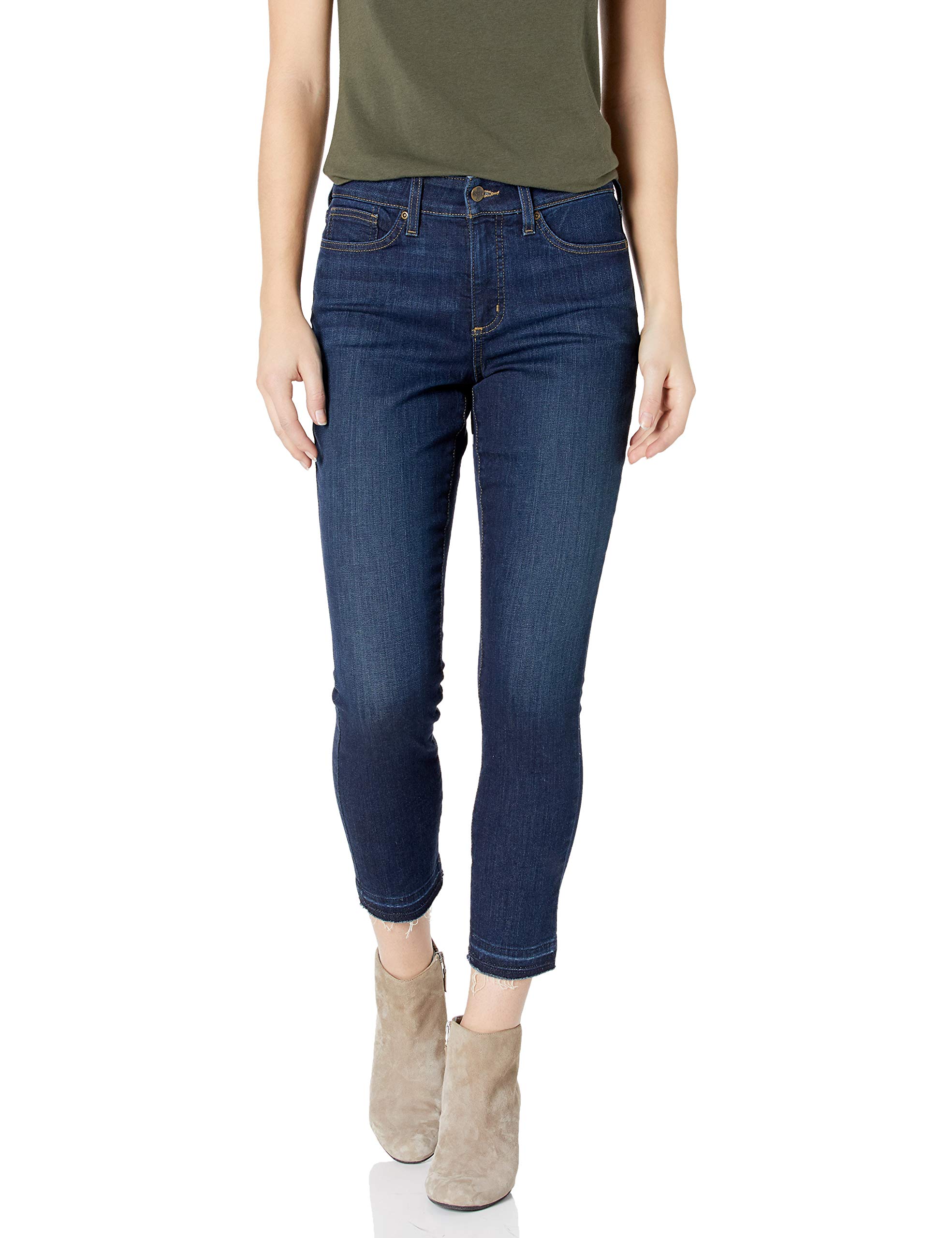 NYDJ Women's Alina Skinny Ankle Jeans with Hem - Stretch Denim Pants for Petite & Regular Sizes | Perfect for Work, Casual Outfits & Date Nights
