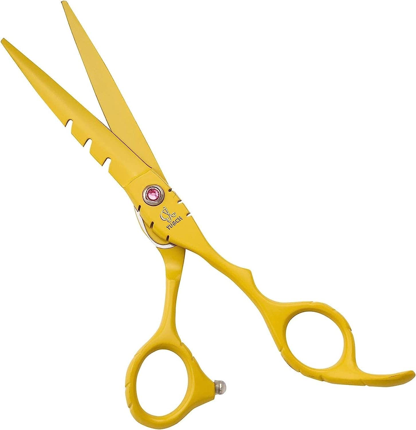 Professional 6.0 Inch Barber Scissors Set - Stainless Steel Hair Cutting Shears for Bangs & Textured Hair | Hairdressing Tools for Stylists & Salon Use