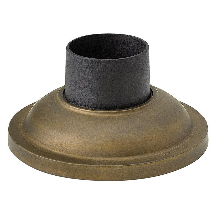 7 Inch Aluminum Plain Pier Mount Base - Heavy Duty & Weatherproof for Outdoor Security Cameras, Flood Lights & Motion Sensors