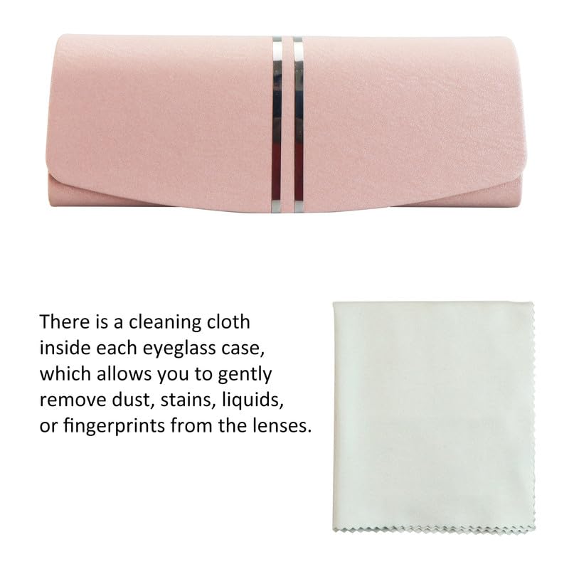 Durable Hard Shell Eyeglass Case for Men, Women & Kids - Protective Sunglasses & Eyeglasses Holder - Perfect for Travel, School & Daily Use