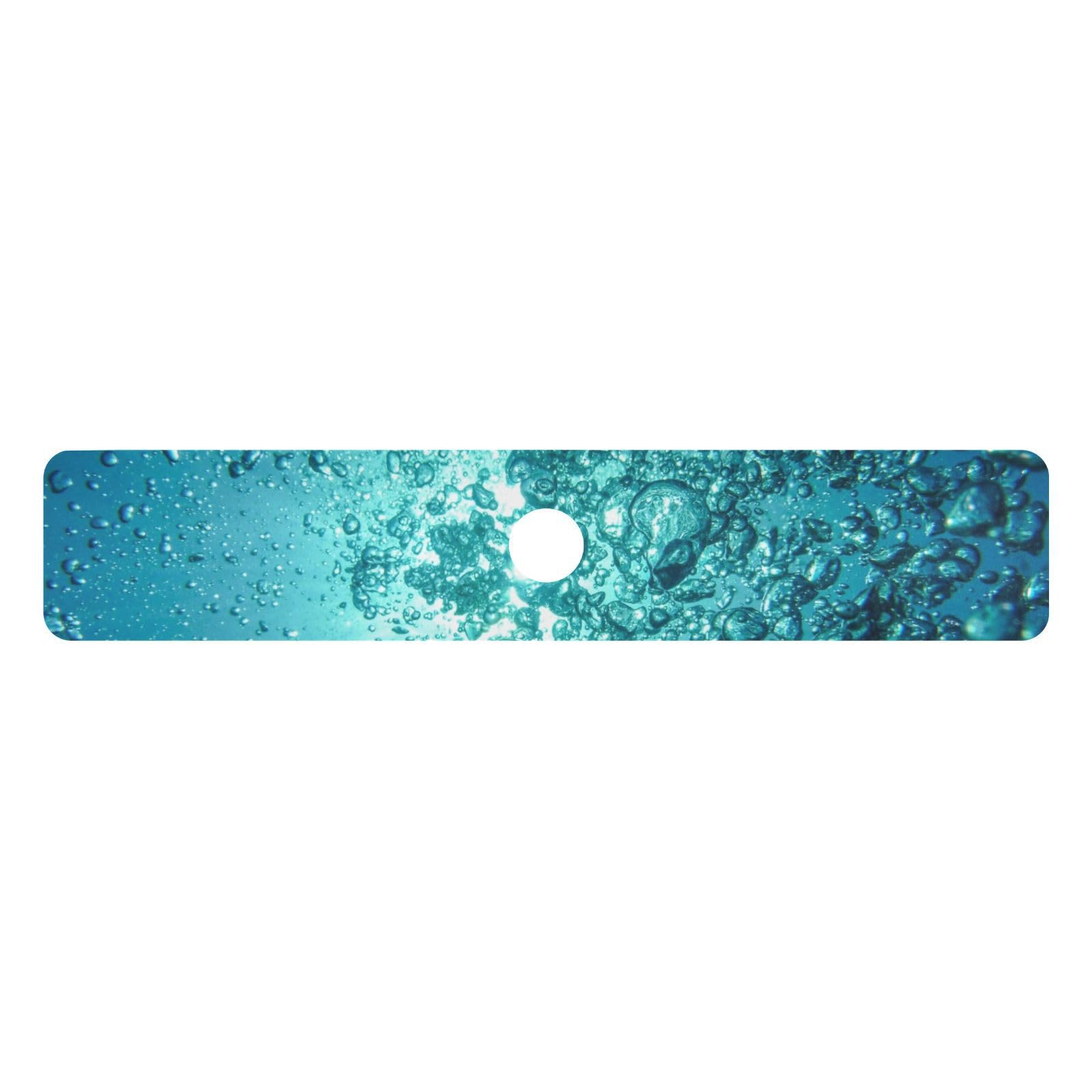 **Non-Slip Kitchen Sink Splash Guard Mat – Absorbent Drip Catcher for Faucet, Bathroom, RV & Bar – 30x5.4 Inch Trimmable Water Bubbles Design (Green, 1PC) – Perfect for Spill Protection & Countertop Safety**