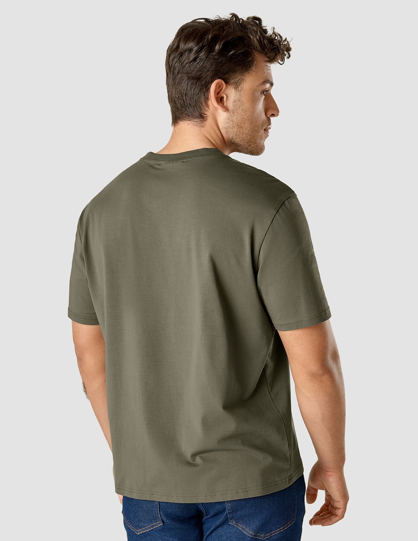 Premium Supima Cotton T-Shirt for Men - Box Fit, Legacy Remote Green - Perfect for Casual Wear, Travel & Everyday Comfort