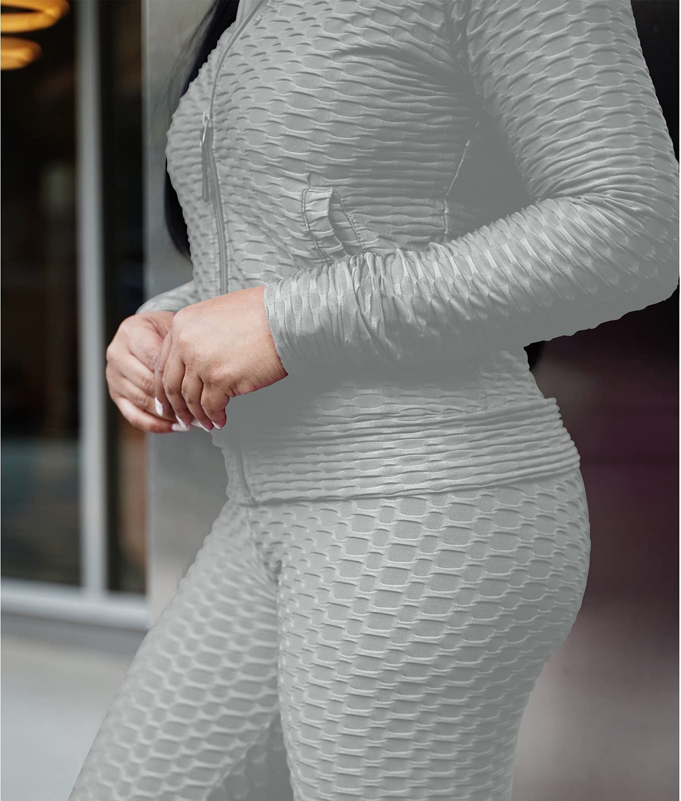 MrKoala Women's 2-Piece Jogger Set - Soft Workout Sweatsuit with Tracksuit Pants for Yoga, Gym & Lounge Wear - Comfortable Casual Outfit for Running Errands & Relaxing at Home