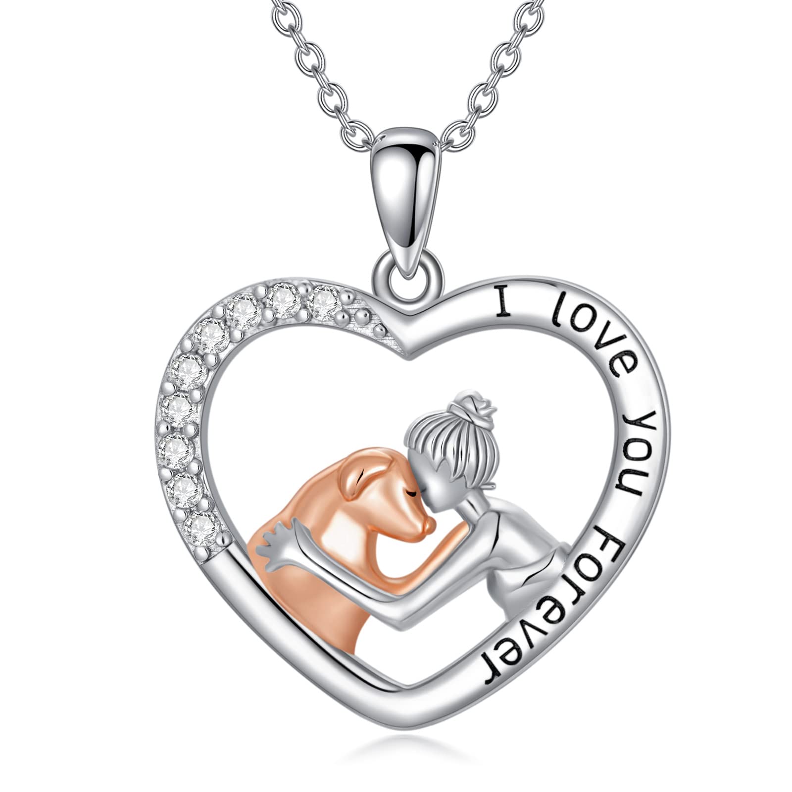 925 Sterling Silver Animal Pendant Necklace for Women & Men - Owl, Highland Cow, Squirrel, Fox, Otter, Bunny, Dog Charms | Unique Birthday & Christmas Jewelry Gift | Perfect for Nature Lovers & Animal Enthusiasts