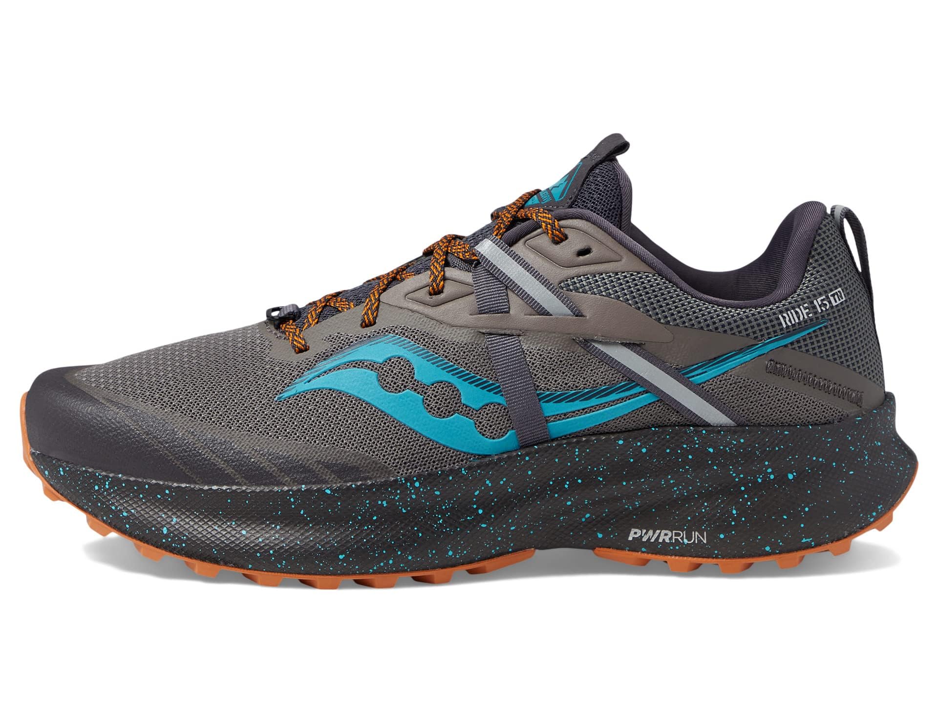 Saucony Men's Ride 15 TR Running Shoes - Lightweight Cushioned Trail & Road Running Sneakers for Jogging, Training & Outdoor Activities