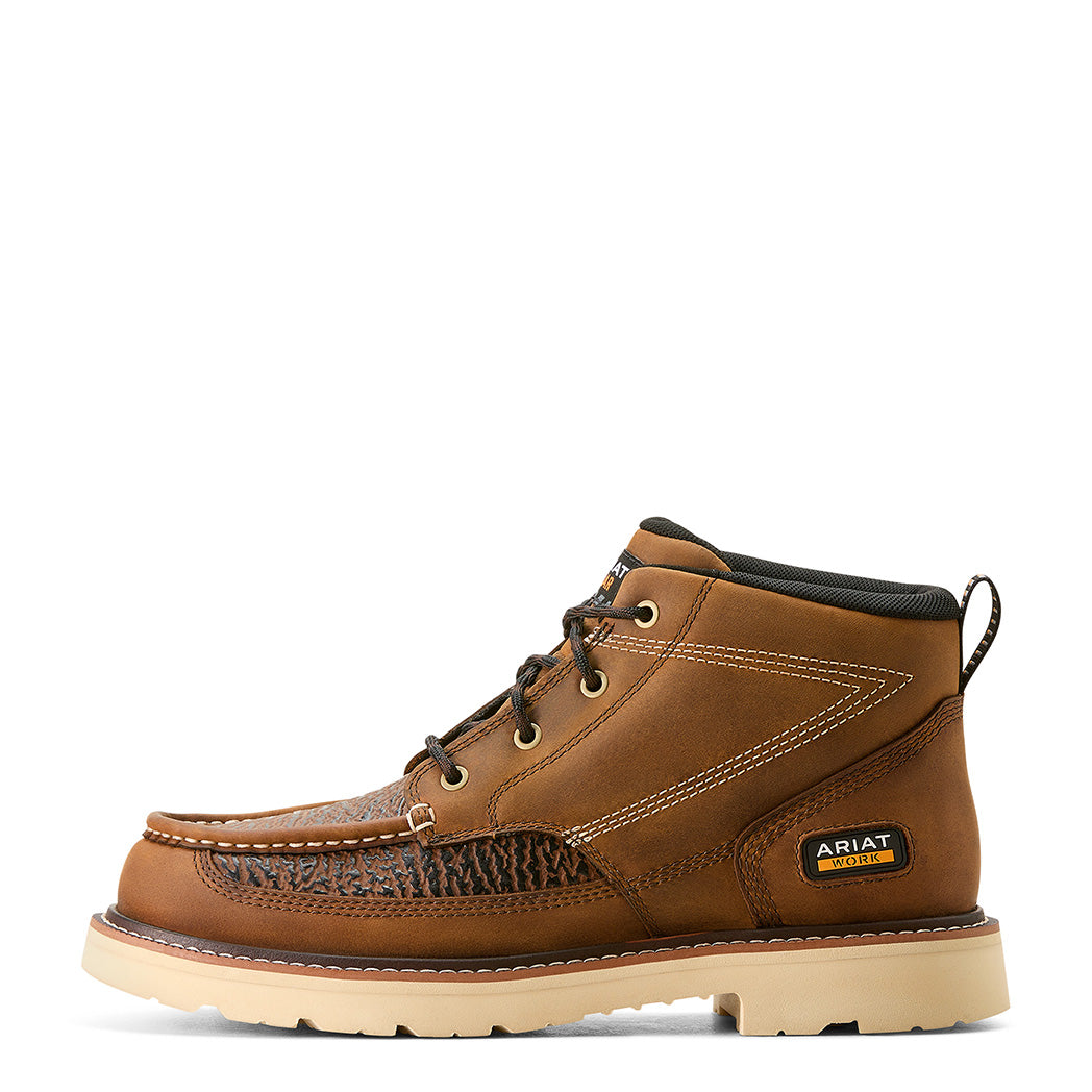 Ariat Men's Rebar Lift Chukka Work Boot - Steel Toe, Waterproof & Comfortable for Construction, Hiking & Outdoor Work
