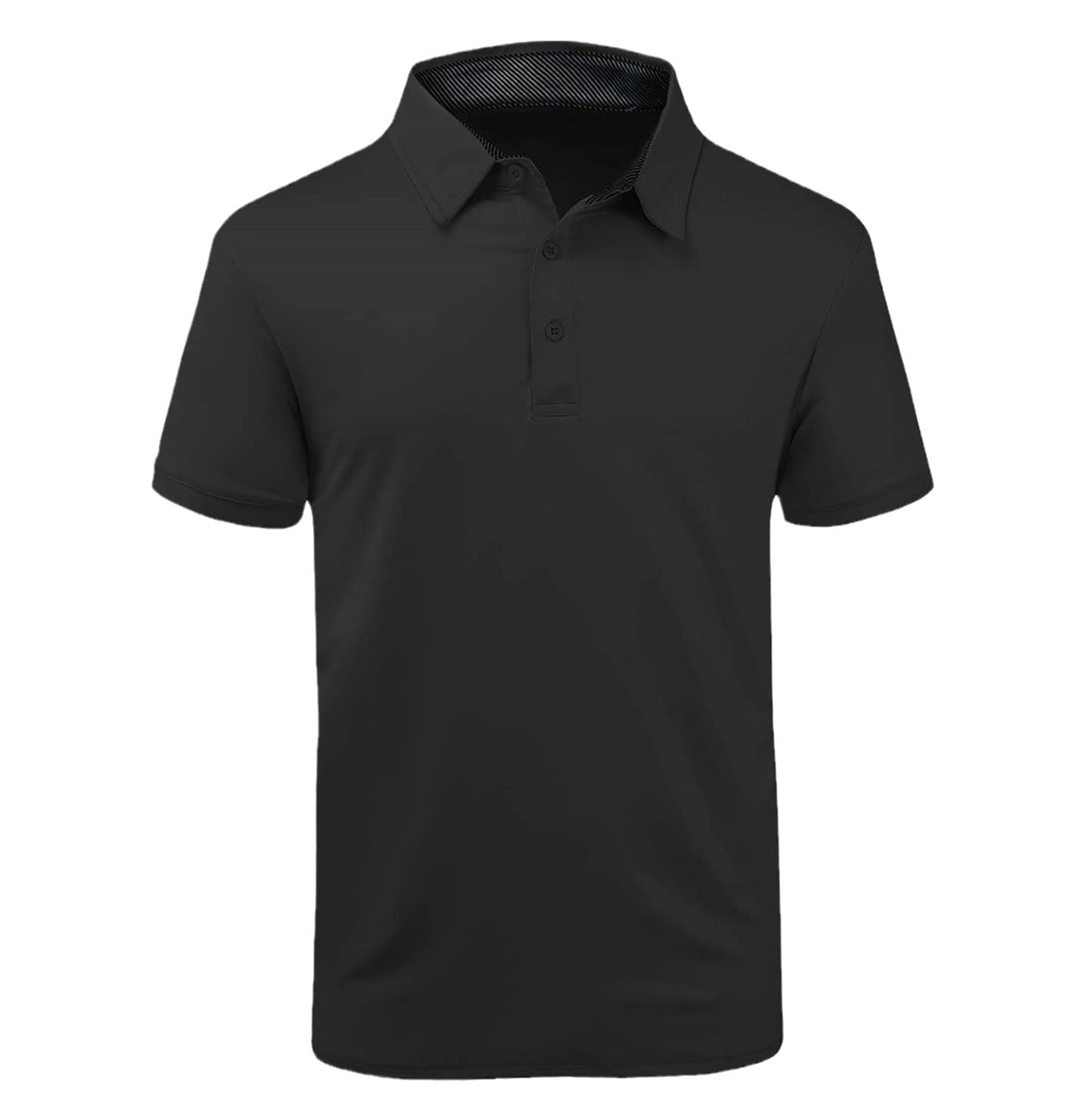 FULBHPRINT Men's Quick-Dry Golf Polo Shirt - Breathable Short Sleeve Performance Shirt for Golf, Tennis & Casual Wear - Moisture Wicking Athletic Top for Sports & Outdoor Activities