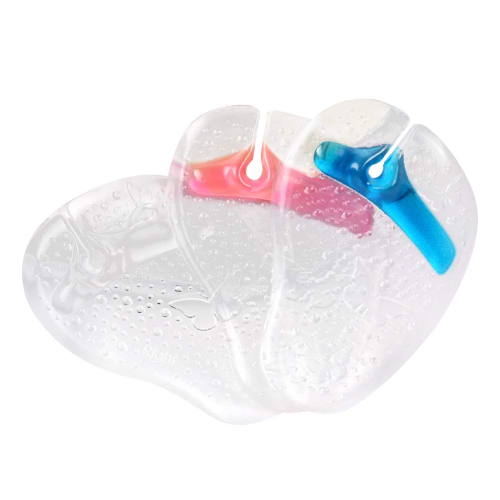3 Pairs Thong Sandals Insoles - Breathable Flip Flop Gel Cushion for Women & Men - Non-Slip Toe Protectors & Gel Inserts for Comfort - Perfect for Beach, Pool, and Summer Walking