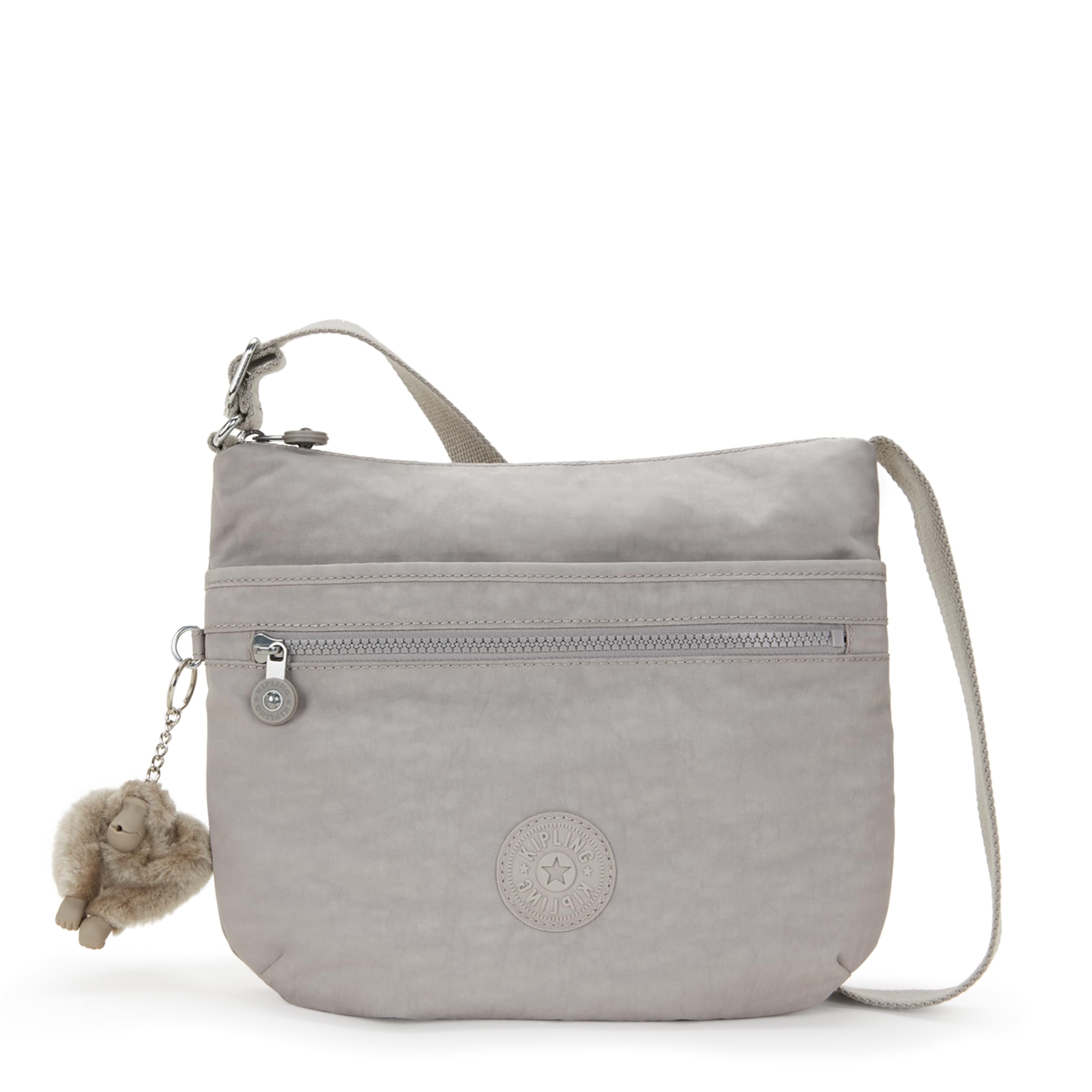 Kipling Cross-Body Bag for Women - Lightweight & Durable Charcoal Shoulder Purse - Perfect for Travel, Work & Everyday Use