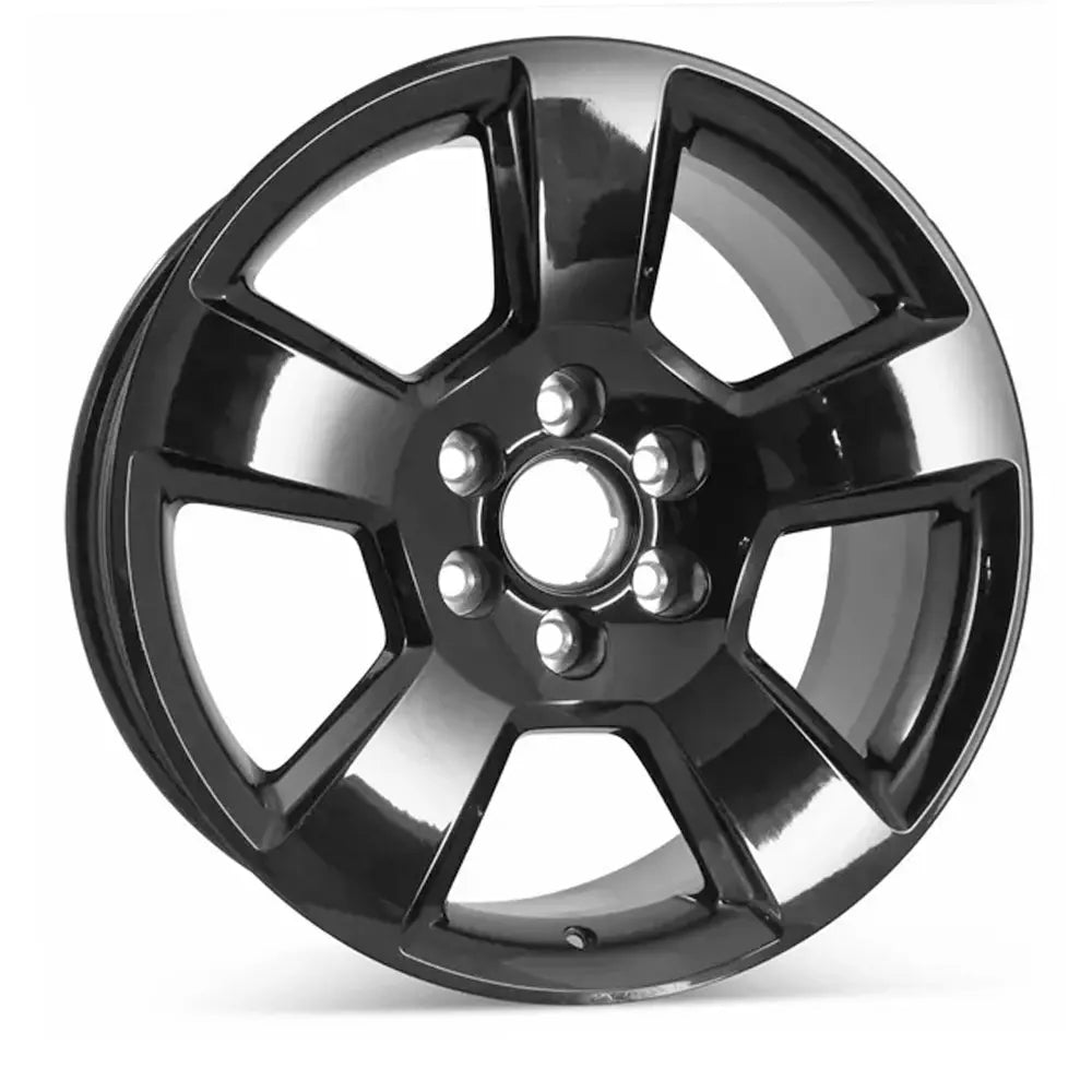 20 Inch Chevy Silverado Wheel Replacement 2014-2019 - OEM Style Replica Rim 5652 for Off-Road & Street Driving