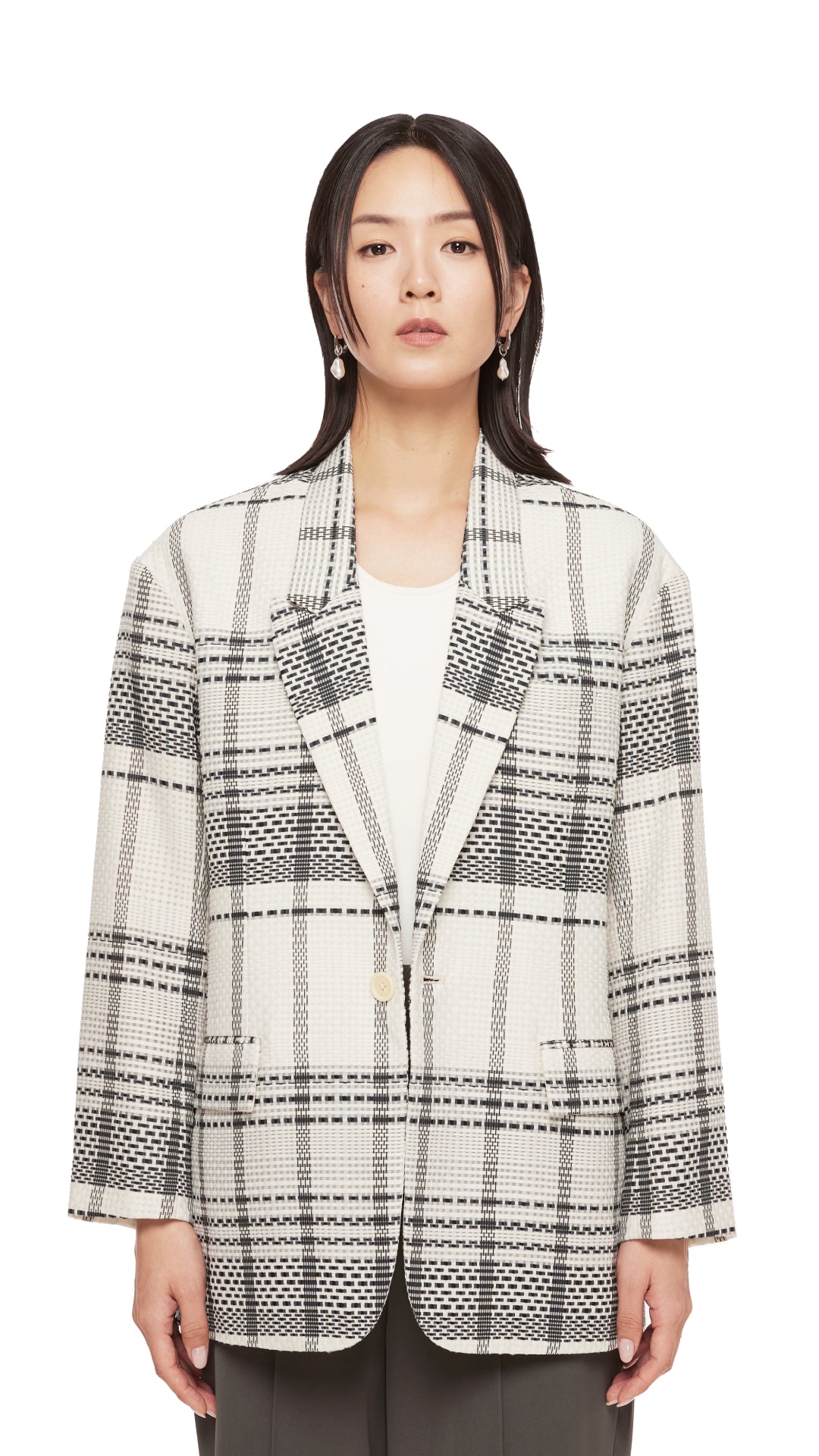 Stylish Women's Oversized Blazer Jacket for Work & Casual Wear - Trendy Loose Fit Single Breasted Coat for Office, Business, Dating & Everyday Outfits
