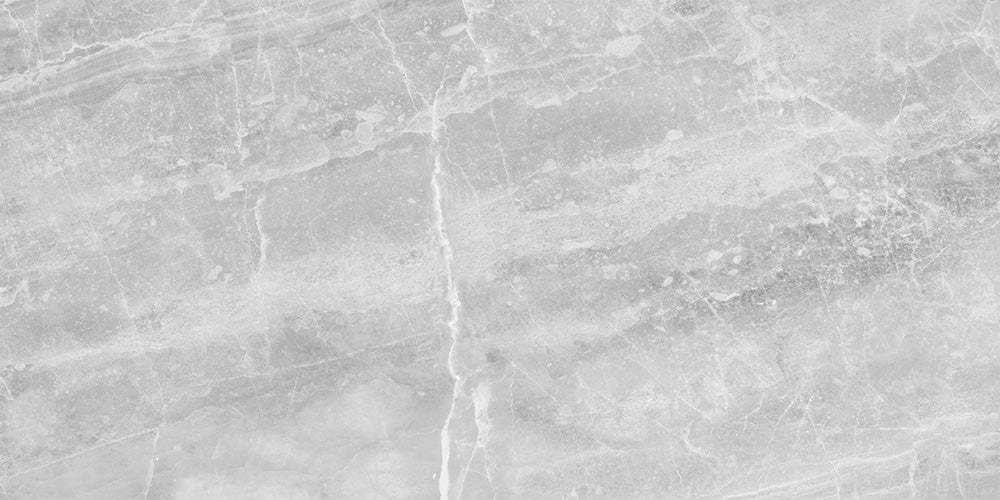 12 x 24 Inch Rectified Glazed Perla Grigia Polished Porcelain Tile - Perfect for Bathroom Floors, Kitchen Backsplashes & Modern Interior Design