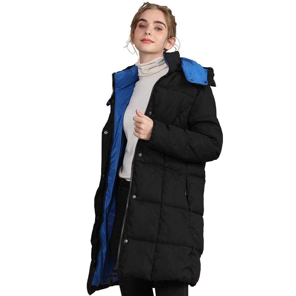 Momigo Women's Winter Puffer Jacket with 100% Cotton Liner - Thick Warm Parka Coat for Casual Outwear | Perfect for Snowy Days & Cold Weather Fashion