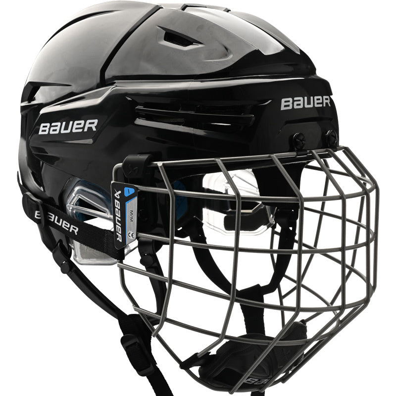 Bauer Re-Akt 65 Hockey Helmet with Facemask - Lightweight & Protective Ice Hockey Gear for Men & Women - Perfect for Pro Players & Amateurs in Games & Practice