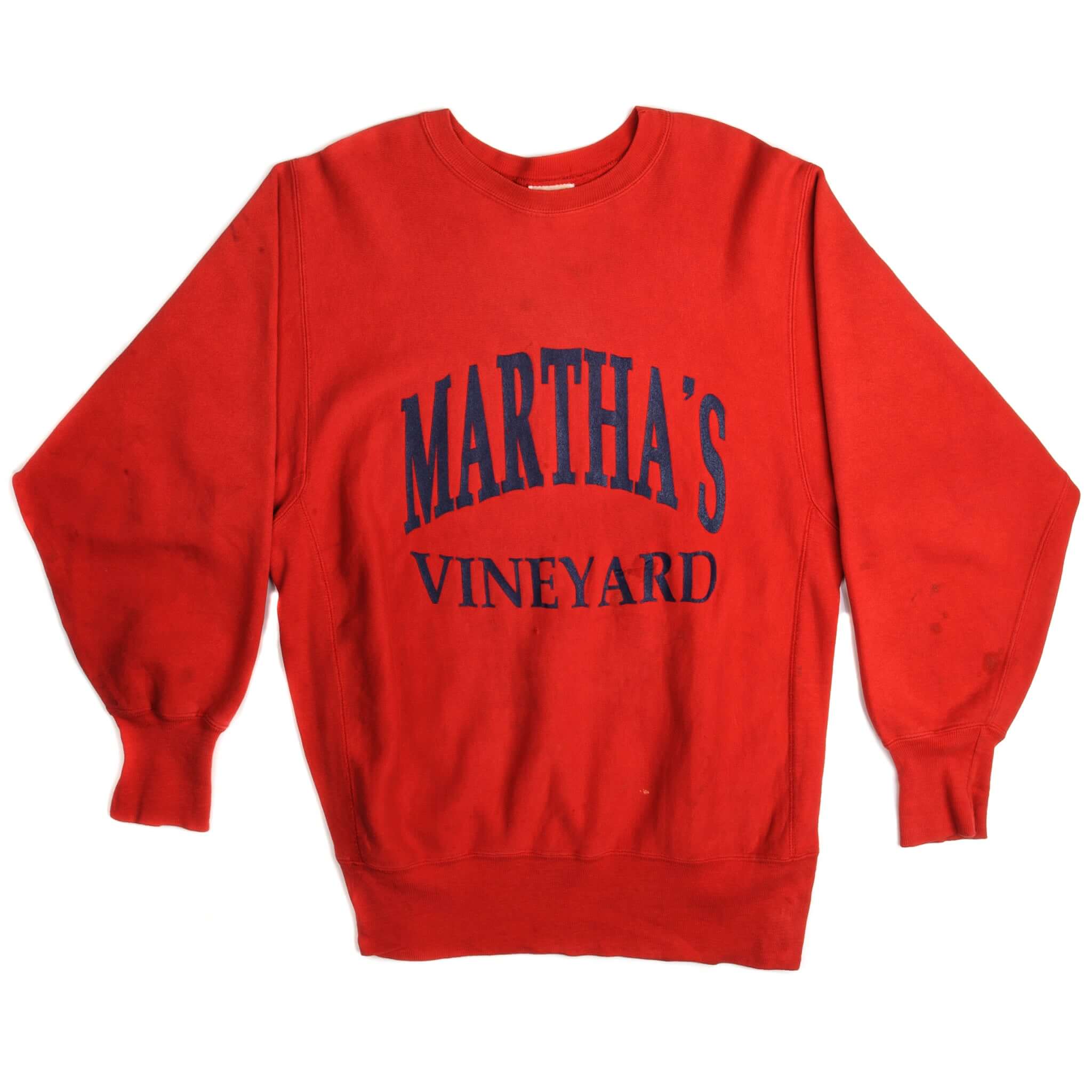 Vintage Champion Reverse Weave Martha's Vineyard Sweatshirt 1980s XL Made in USA - Retro Streetwear for Men & Women - Perfect for Casual Outfits, Gym, and Vintage Fashion Lovers