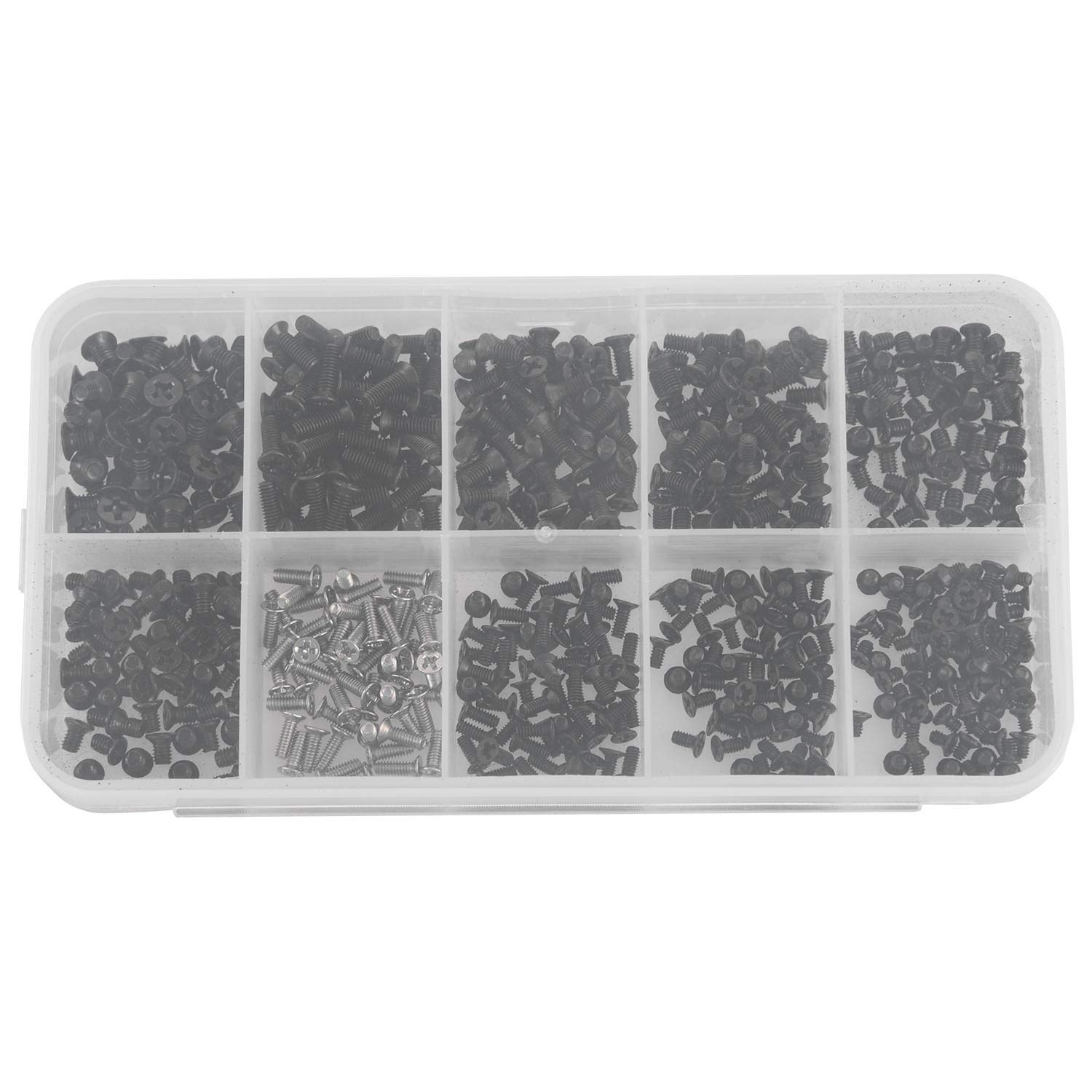 Koanhinn 500 Pieces Laptop Notebook Computer Screws Set - Comprehensive Repair Kit for DIY Laptop Maintenance and Upgrades