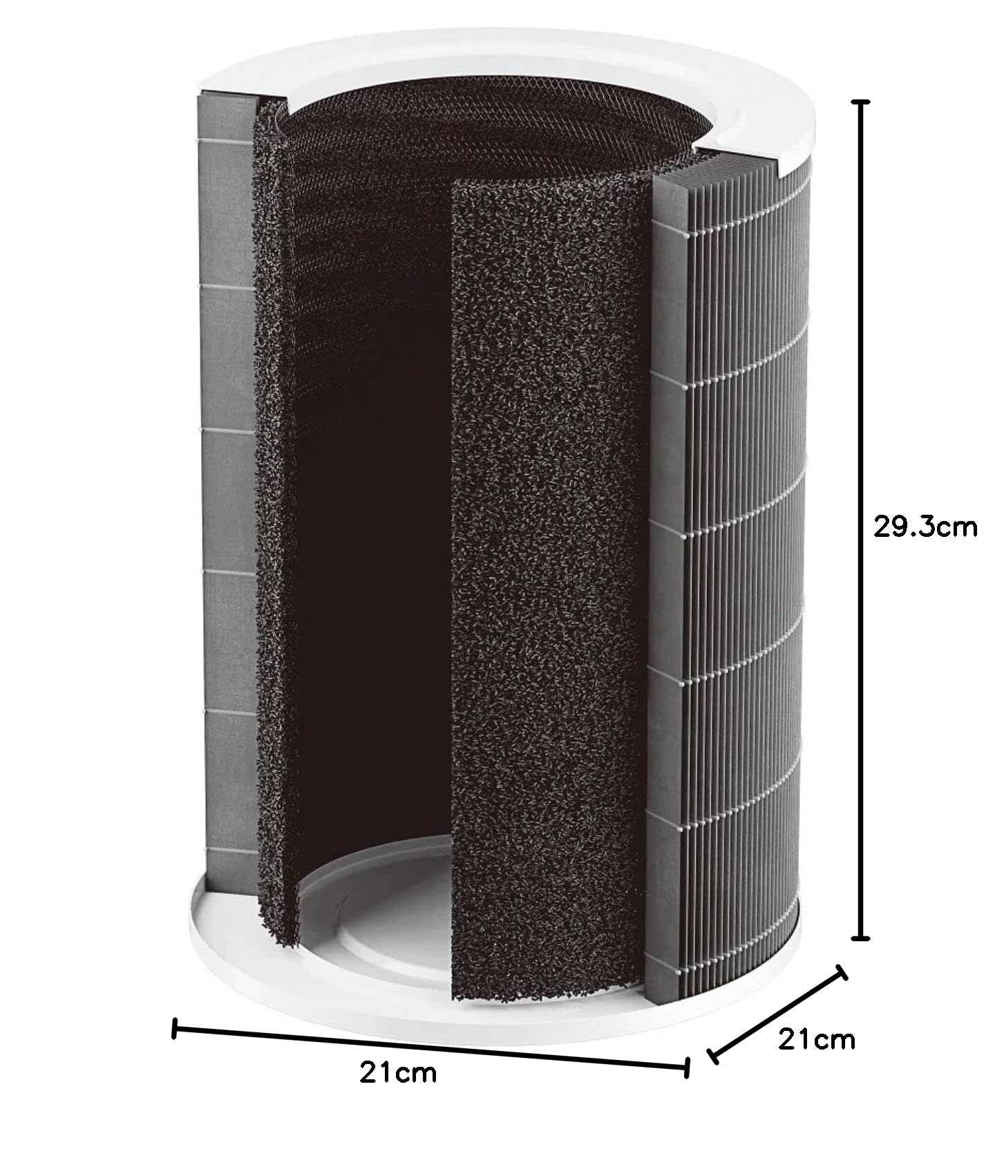 Xiaomi Smart Air Purifier 4 with HEPA Filter - Quiet Air Cleaner for Home, Bedroom & Office | Removes Dust, Pollen & Pet Dander | Ideal for Allergies & Asthma Relief
