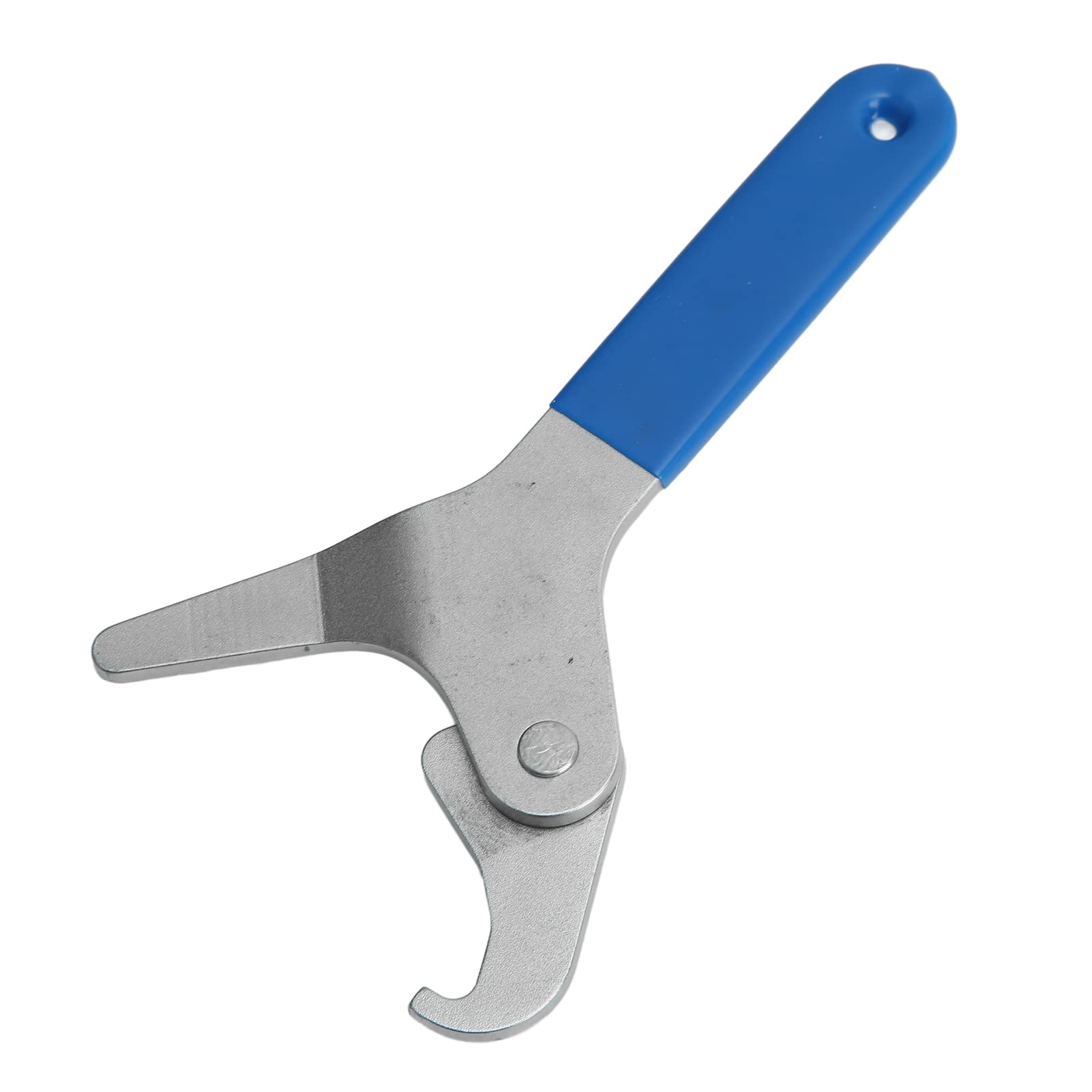Acouto Adjustable Shock Wrench - Motorcycle Shock Spanner Tool with Anti-Slip Hooked Jaw for 35mm-75mm Spring Collars - Perfect for Suspension Maintenance & Off-Road Bike Repairs