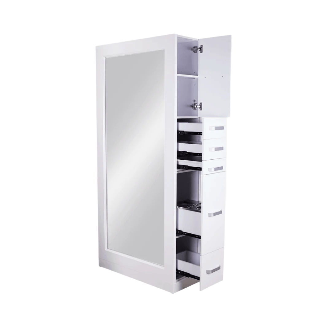 YORK Double Sided Styling Station II - Professional Hair Dressing Mirror with LED Lights for Salons & Home Use | Perfect for Makeup, Hairstyling and Beauty Routines