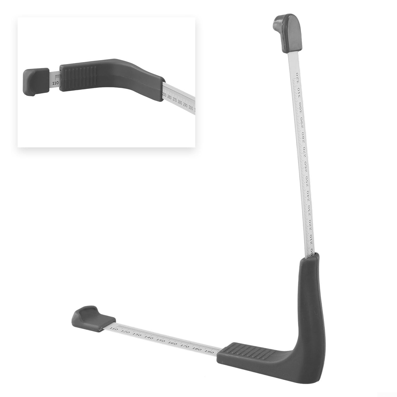 Accurate Shoe Size Measuring Device - Adjustable 110-320mm Foot Ruler for Kids, Men & Women - Perfect for Online Shoe Shopping, Fitting Rooms & Home Use