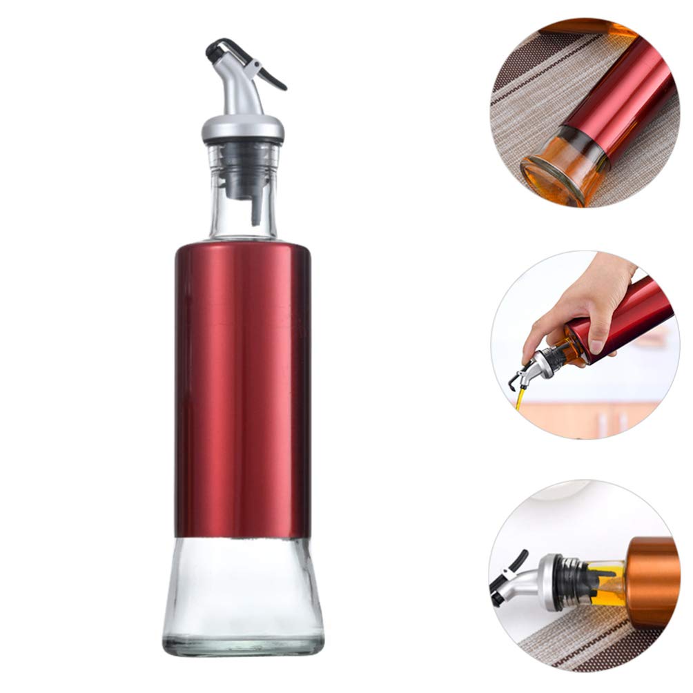 DOITOOL Stainless Steel Oil Dispenser Bottle - Kitchen Olive Oil & Vinegar Pourer with Sealing Lid - Perfect for Cooking, Salad Dressing & Baking