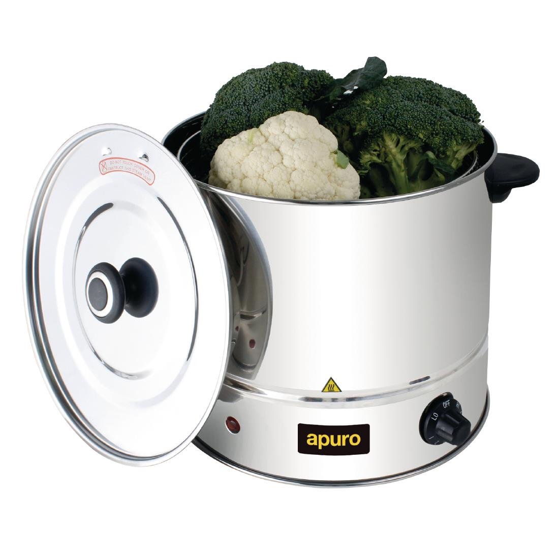 Apuro 6L Electric Food Steamer - Healthy Cooking Appliance for Vegetables, Dumplings & Fish - Perfect for Meal Prep & Home Kitchen Use