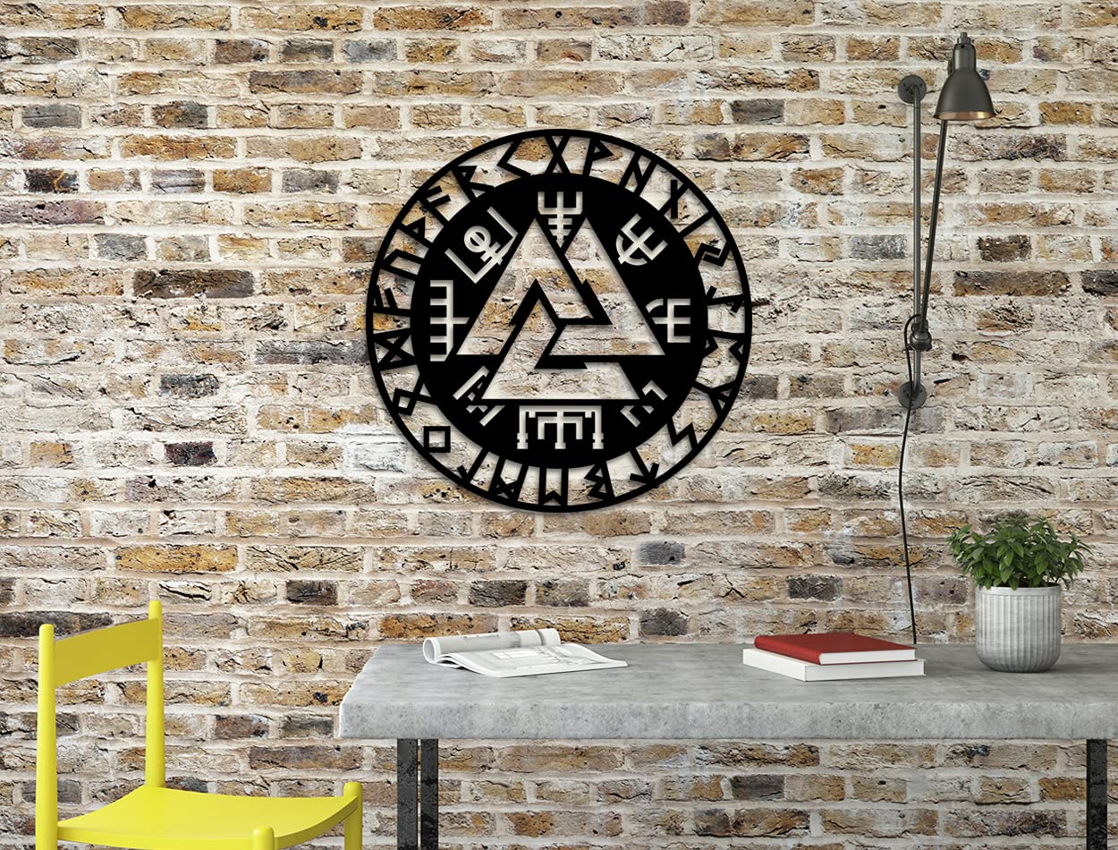 LaModaHome Metal Wall Art - We King Black Wall Decor for Living Room, Bedroom, Kitchen & Bathroom | Indoor & Outdoor Decorative Wall Hanging | Perfect for Home, Office & Patio Decor