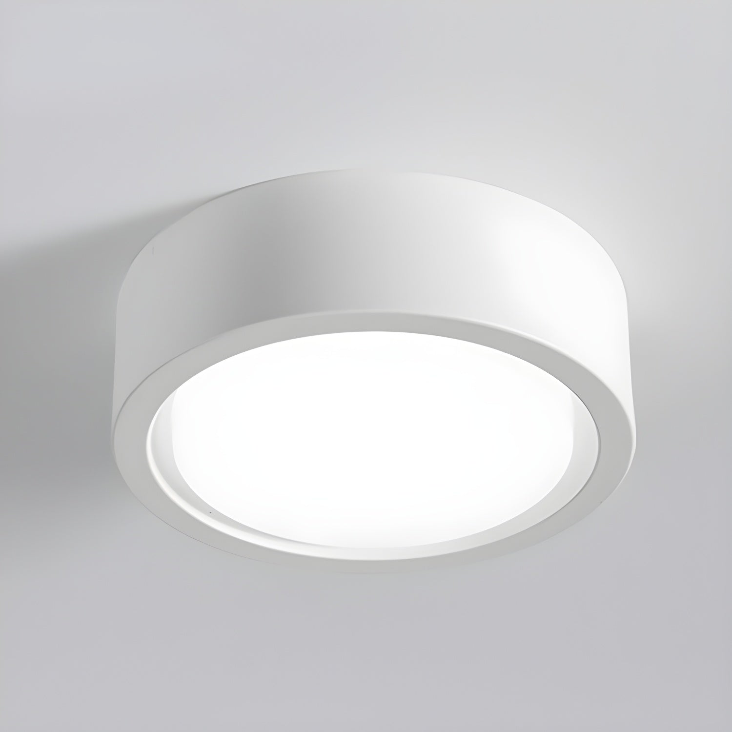 Ethan Modern LED Surface Ceiling Light Fixture - Dimmable Flush Mount Lighting for Bedroom, Living Room, Kitchen & Hallway