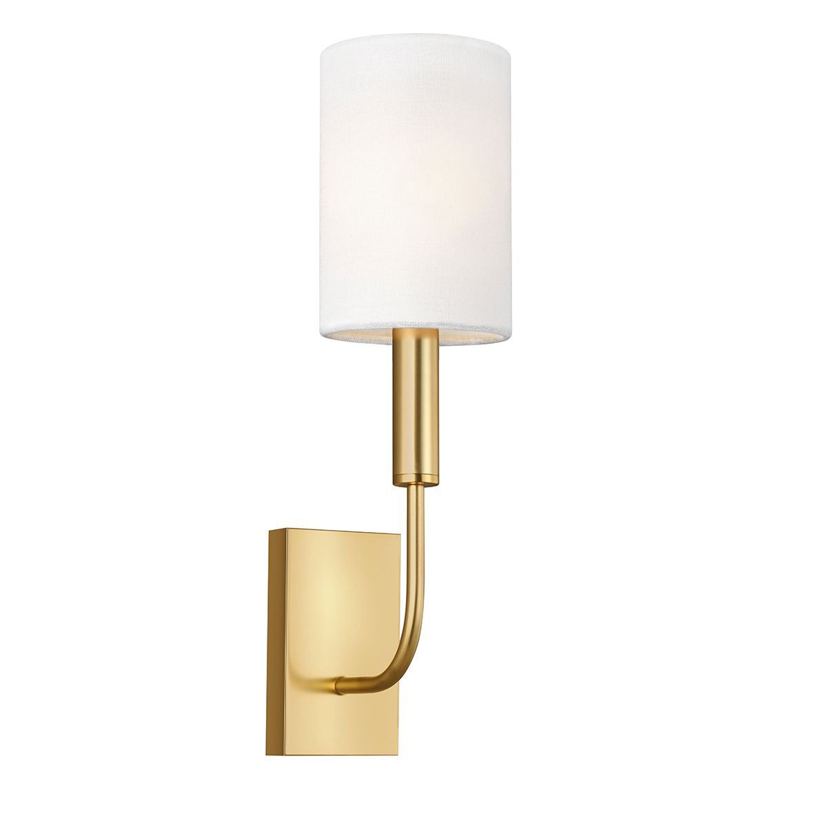 Brianna 1/2Lt Wall Light - Brass & Polished Nickel Finish Sconce - Perfect for Bedroom, Hallway & Bathroom Lighting