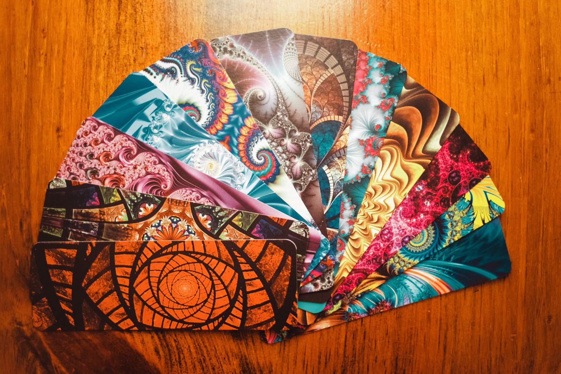 Fractal Unique Bookmarks for Book Lovers - Stylish Book Markers for Women & Men - Aesthetic Bookmark Set for Students & Kids - Bulk Fun Bookmarks for Classroom Gifts & Reading Accessories - Perfect for Book Clubs, School Supplies & Reading Enthusiasts by Livin Harmony