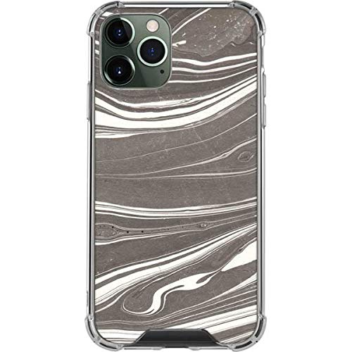Skinit Clear Phone Case for iPhone 12 Pro - Grey Marble Design | Scratch-Resistant Protective Cover | Perfect for Everyday Use, Work & Travel