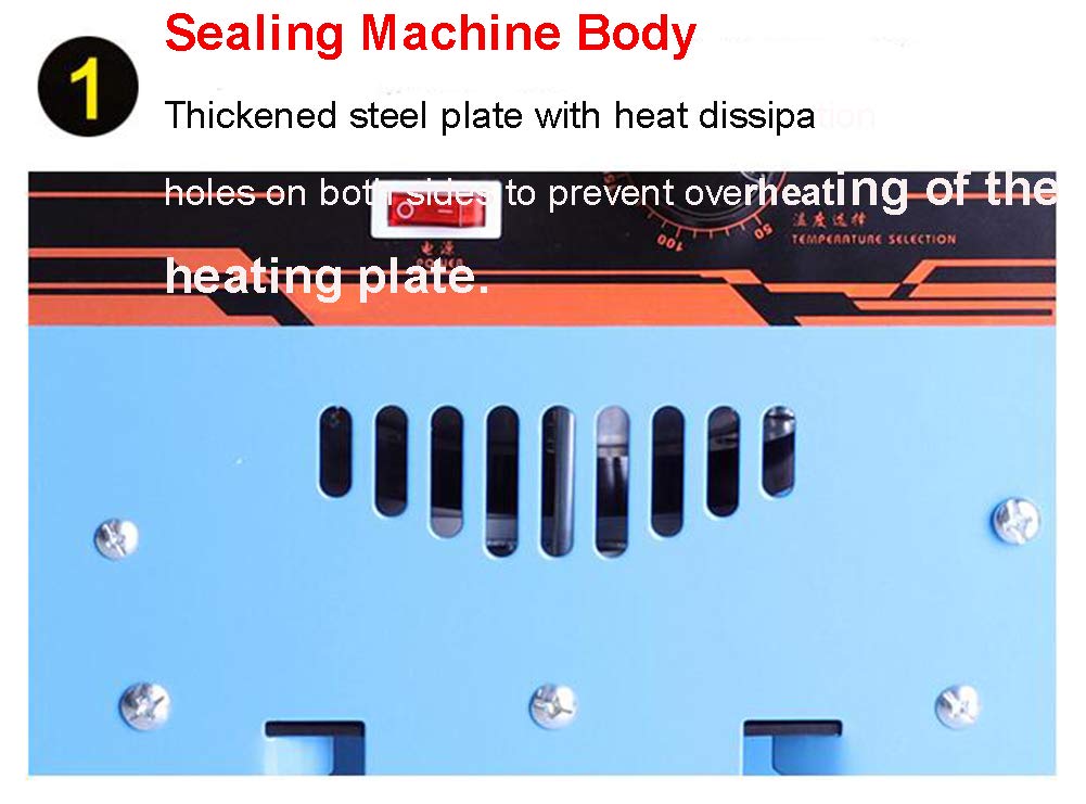 Manual Cup Sealing Machine 300-500 Cups/Hour - 90/95mm Cup Sealer for Boba Tea, Coffee, Smoothies & Milk - 110V US Plug - Perfect for Bubble Tea Shops, Cafes & Juice Bars