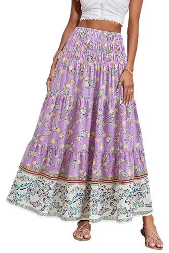 Floral Purple Yellow