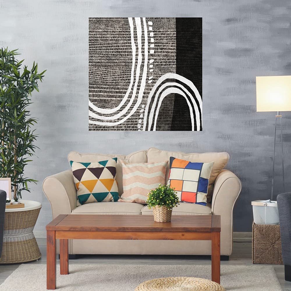 Mark Chandon Fine Art Canvas Wall Decor - 22x22 Inch Ready to Hang Painting for Living Room, Bedroom, Office & More - Modern Abstract Matipa Canvas Artwork for Home & Commercial Spaces