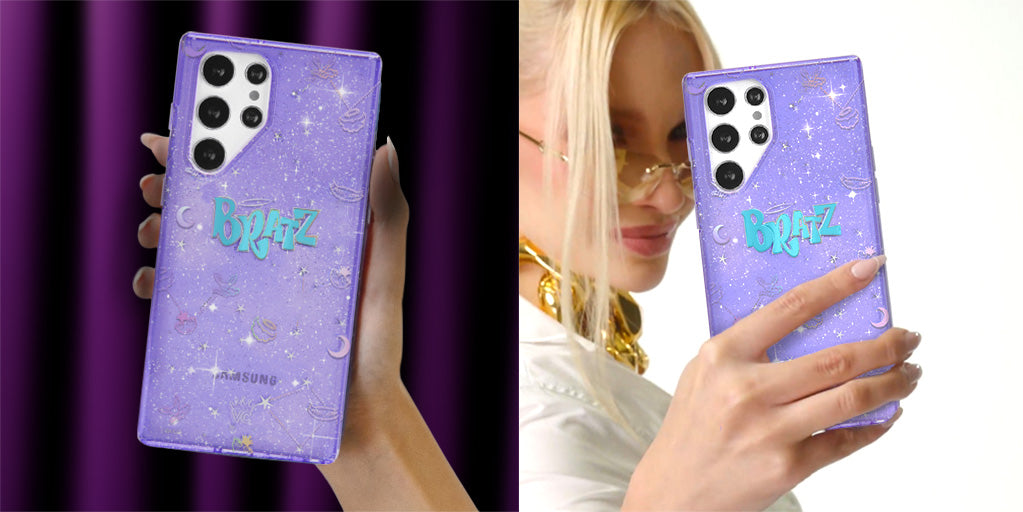 Bratz Celestial Glitter Samsung Phone Case - Trendy Protective Cover for Galaxy S Series | Perfect for Teens, Fashion Lovers & Glamorous Style