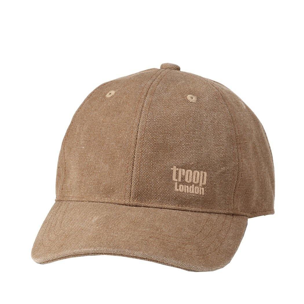 TRP0504 Troop London Canvas Baseball Cap - Adjustable Outdoor Sun Hat for Men & Women - Perfect for Hiking, Running, Beach & Summer Activities