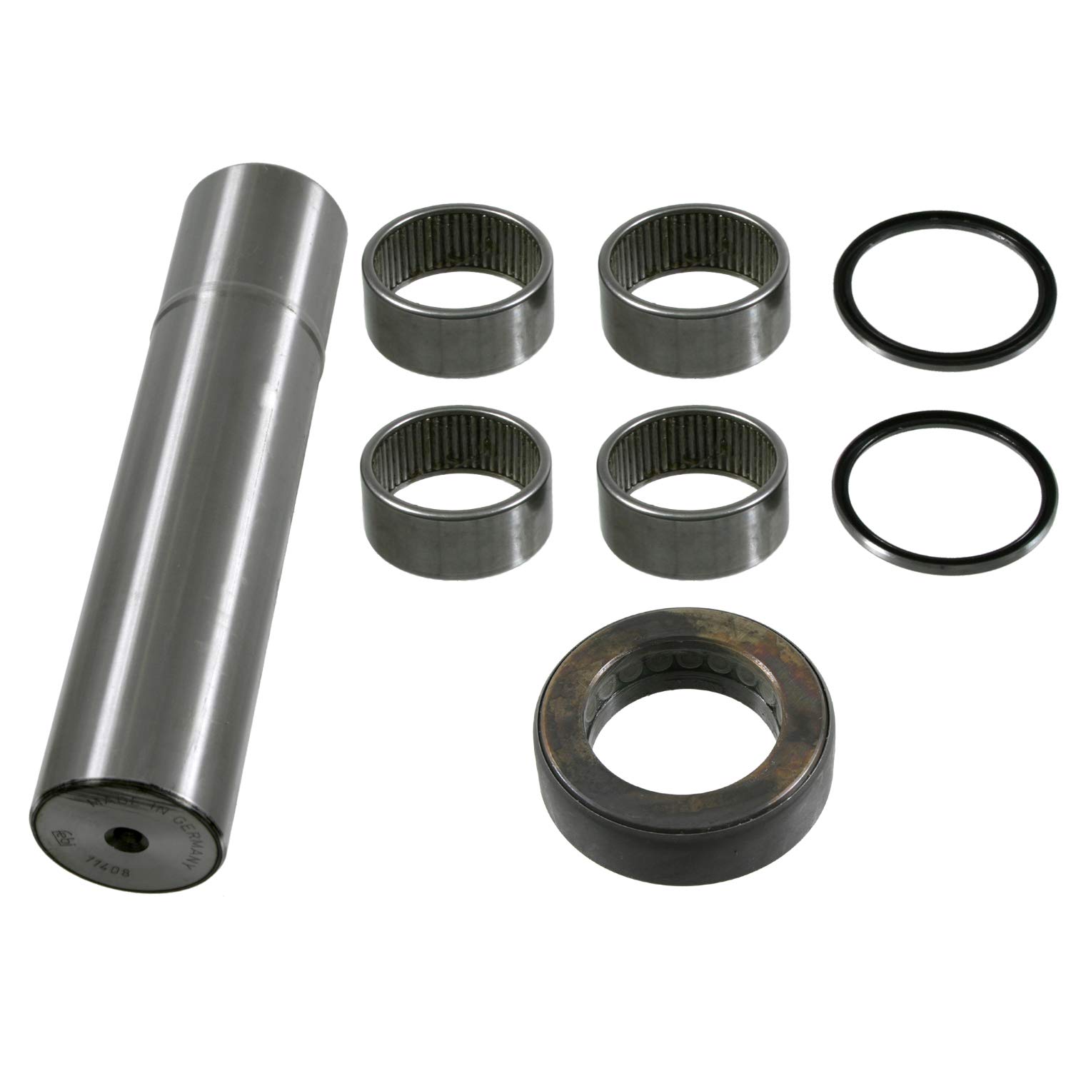Febi Bilstein 11403 King Pin Set with Thrust Bearing - Single Pack for Heavy-Duty Truck Suspension Repair & Maintenance