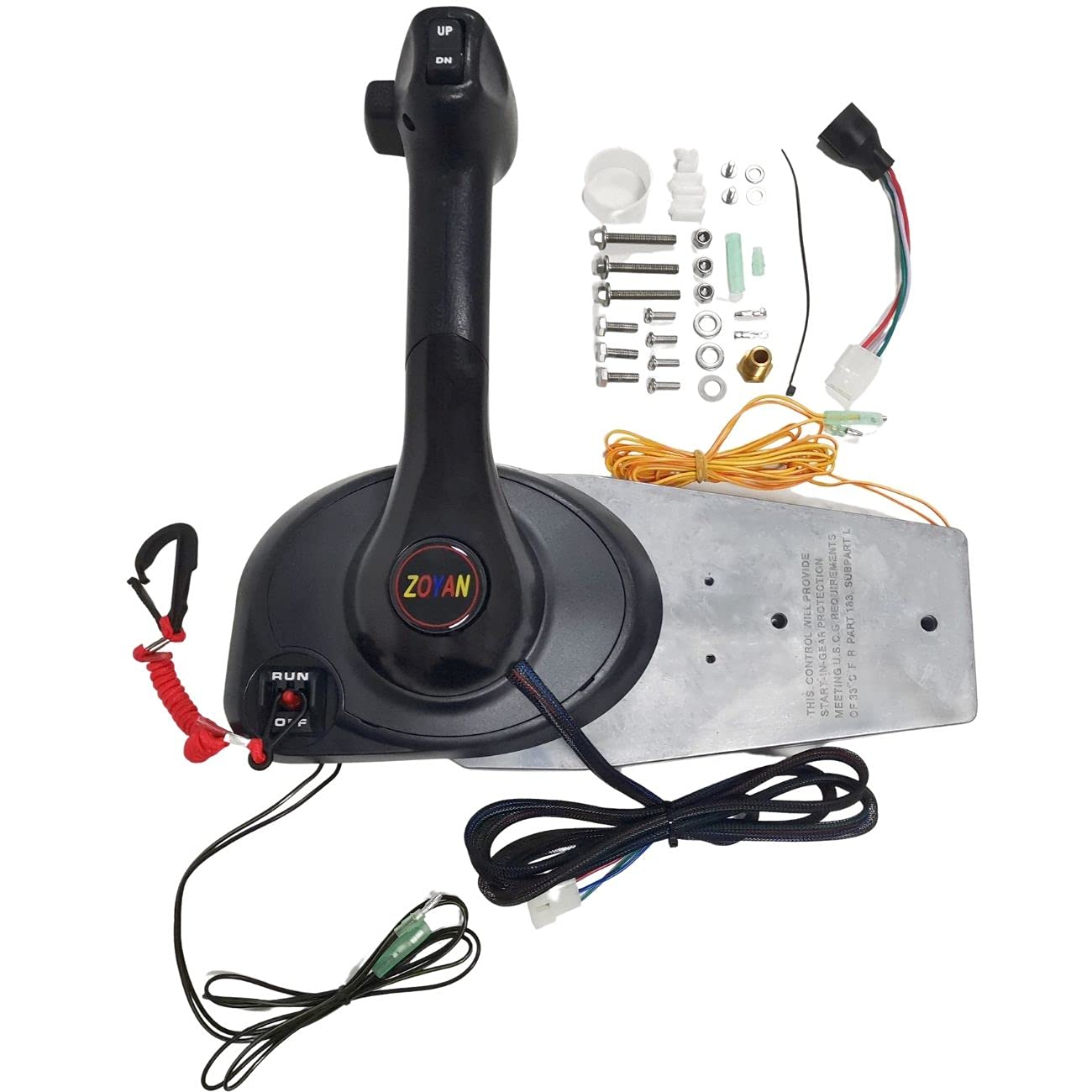 Mercury Outboard Remote Control Box 8M0011213 - Side Mount Throttle Control for Marine Boats | Perfect for Fishing, Cruising & Water Sports