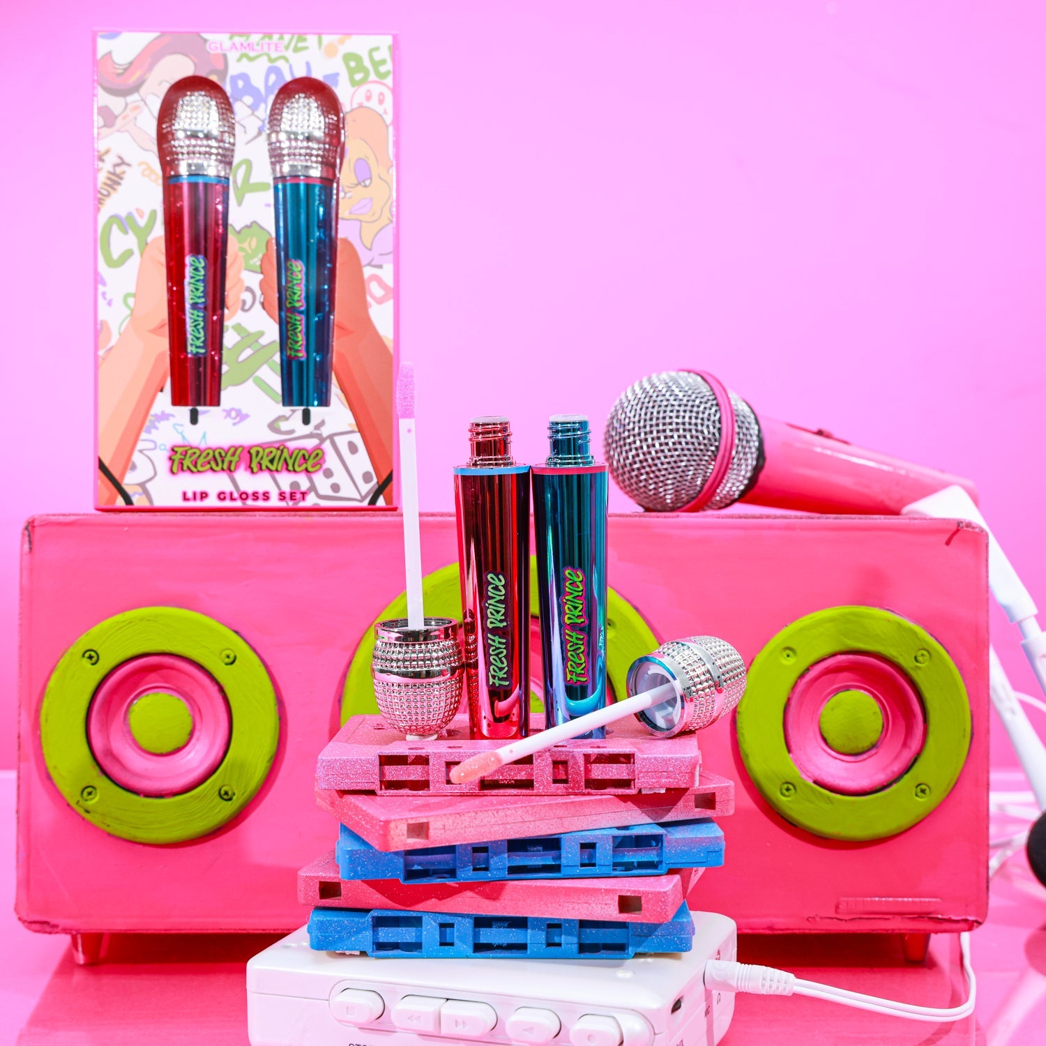 Fresh Prince x Glamlite Lip Gloss Set - High-Shine, Moisturizing & Long-Lasting - Perfect for Parties, Date Nights & Everyday Wear