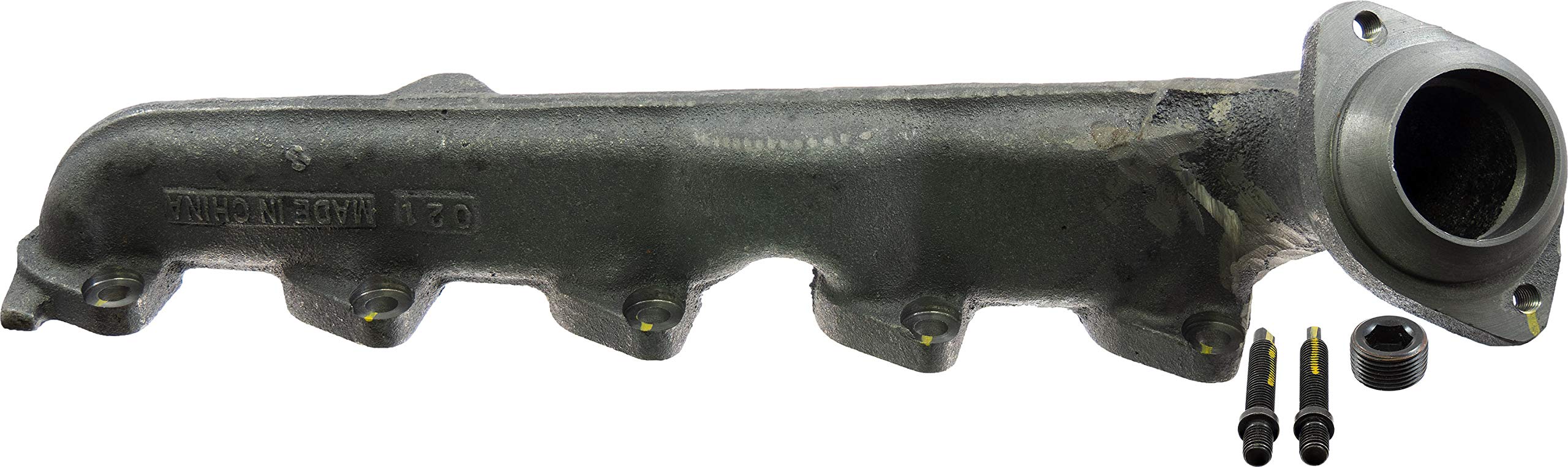 APDTY YC2Z-9431-BA Left Side Exhaust Manifold for Ford 6.8L V10 Engine - Durable Cast Iron Replacement Part - Perfect for F-250, F-350, E-350 & E-450 Trucks & Vans