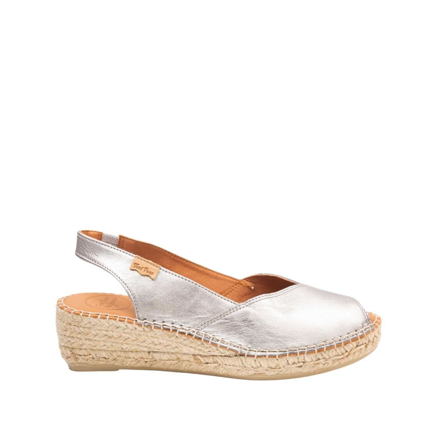 Bernia P Women's Plain Leather Wedge Espadrilles - Comfortable Casual Summer Shoes for Beach, Vacation & Everyday Wear