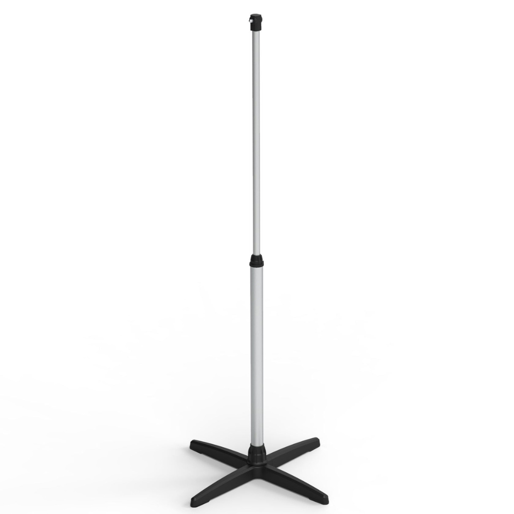 TIVA Silver X Stand Electric Patio Heater for Outdoor & Indoor Use - Perfect for Patios, Decks, and Backyard Gatherings