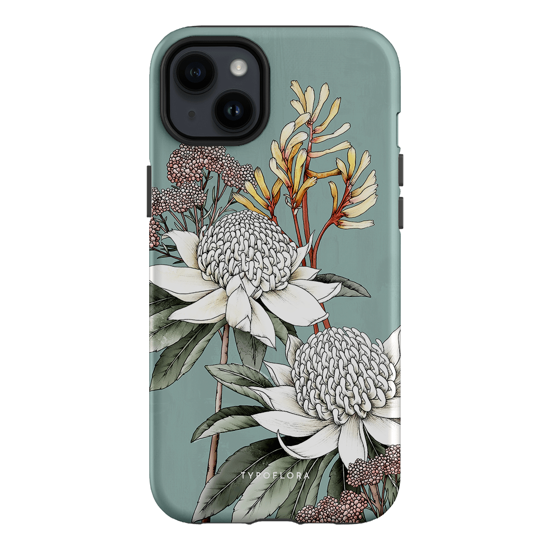 Premium Waratah Flower Design Phone Case - Shockproof & Slim Fit for iPhone & Samsung - Perfect for Outdoor Adventures & Daily Use